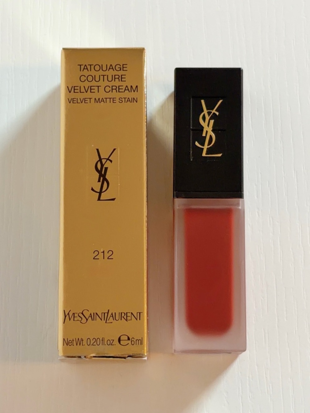 Yves Saint Laurent 212 Rouge Rebel Liquid Lipstick NEW